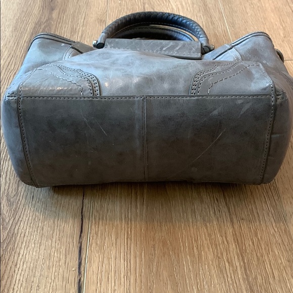 Frye Riviana Mini Tote in Ice gray leather handbag - Picture 4 of 12